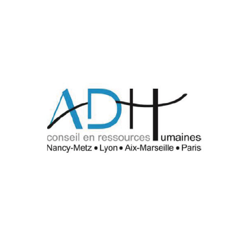 Logo de ADH, conseil en ressources humaines